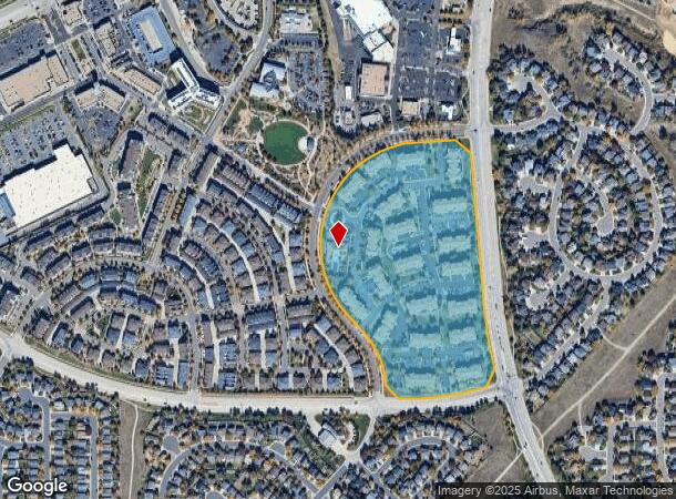 355 W Burgundy St, Highlands Ranch, CO Parcel Map