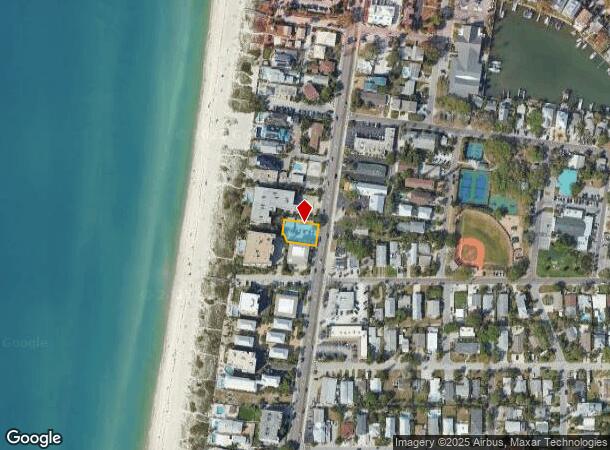 1506 Gulf Blvd, Indian Rocks Beach, FL Parcel Map