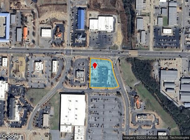1115 E Oak St, Conway, AR Parcel Map