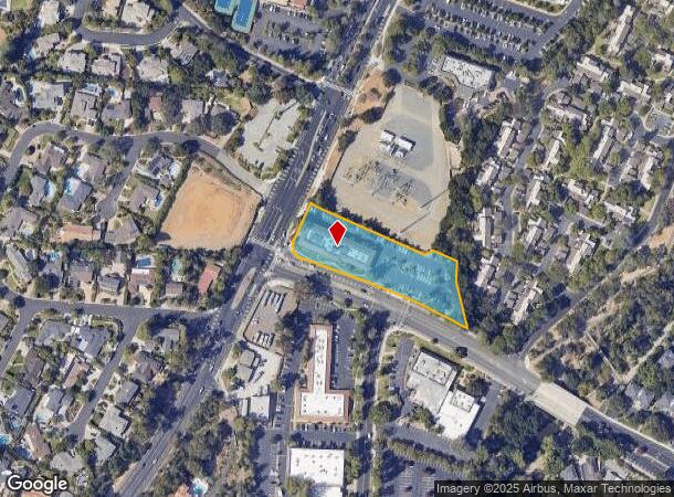  16795 Lark Ave, Los Gatos, CA Parcel Map