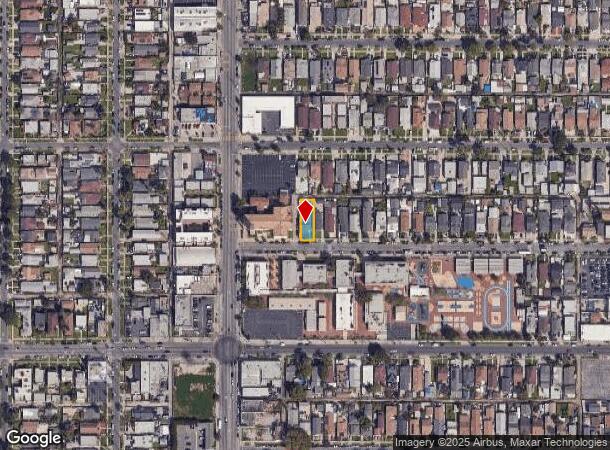 1739 W 53Rd St, Los Angeles, CA Parcel Map