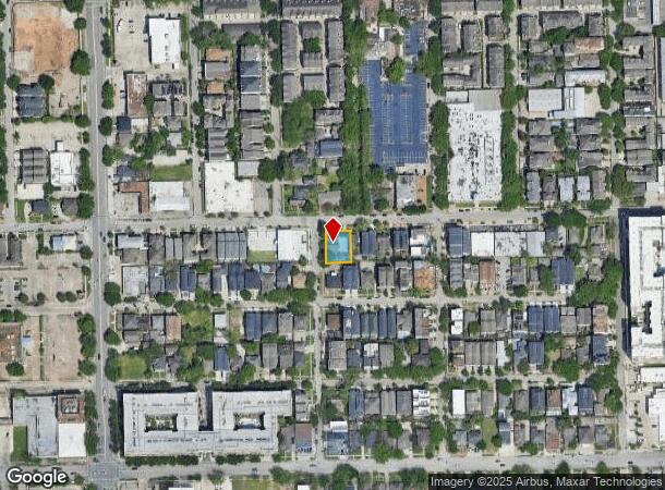 1235 W Clay St, Houston, TX Parcel Map