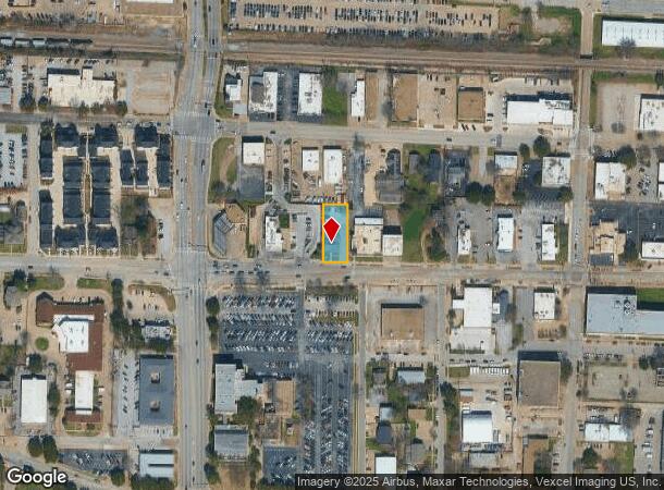 603 W Abram St, Arlington, TX Parcel Map