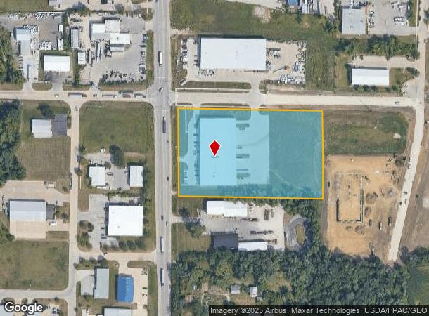 551 60Th Ave Sw, Cedar Rapids, IA Parcel Map