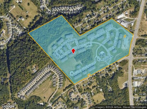  10905 Hawkes Bay Way, Knoxville, TN Parcel Map