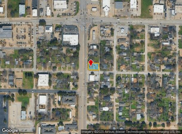  219 S Collins St, Arlington, TX Parcel Map