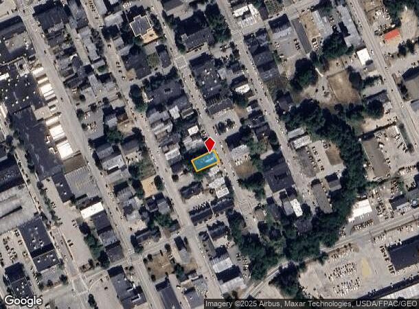  307 Bates St, Lewiston, ME Parcel Map