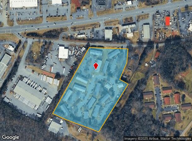  745 Boundary St, Newton, NC Parcel Map