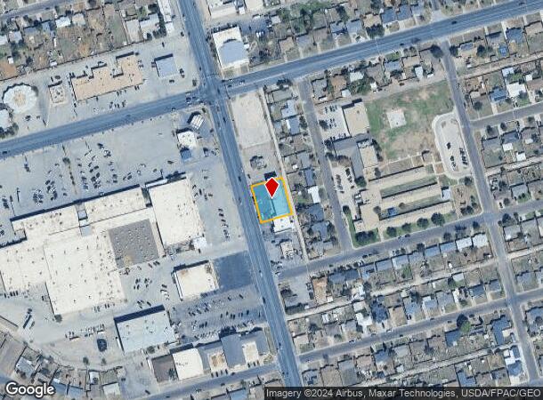  206 N Midkiff Rd, Midland, TX Parcel Map