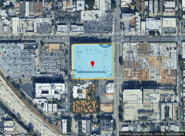  5500 W Sunset Blvd, Los Angeles, CA Parcel Map