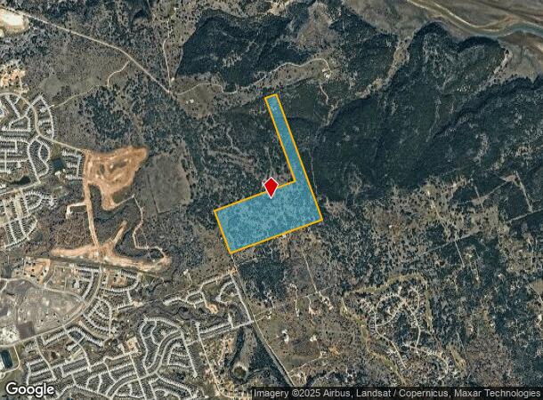 1900 Cross Creek Rd, Georgetown, TX Parcel Map