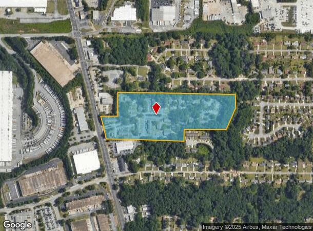  5530 Old Dixie Hwy, Forest Park, GA Parcel Map