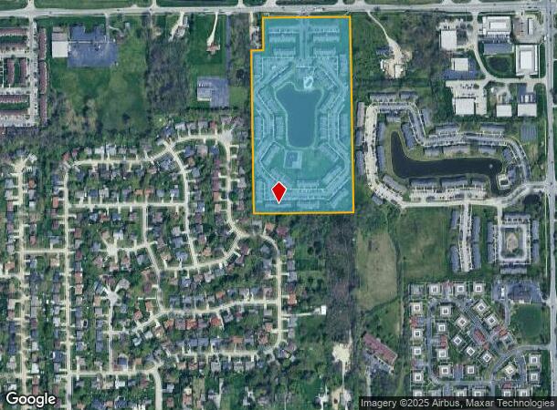 2910 E White Knight Blvd, Indianapolis, IN Parcel Map