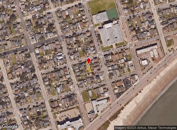 1613 Avenue N 1/2 N, Galveston, TX Parcel Map
