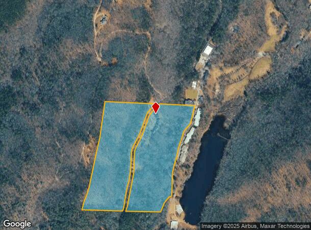 830 Hidden Lake Rd, Dahlonega, GA Parcel Map