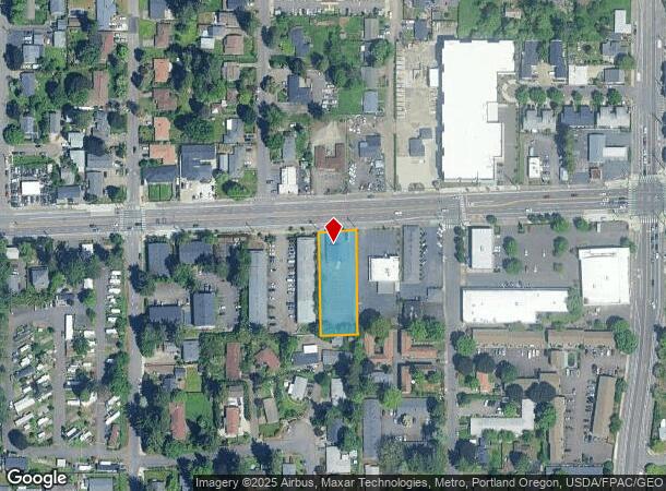  15826 Se Division St, Portland, OR Parcel Map