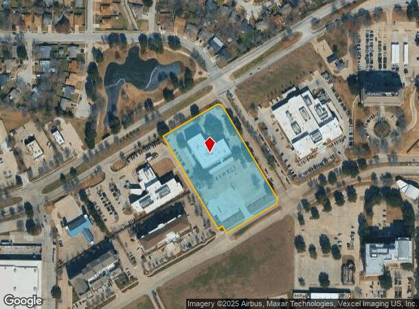  800 W Arbrook Blvd, Arlington, TX Parcel Map