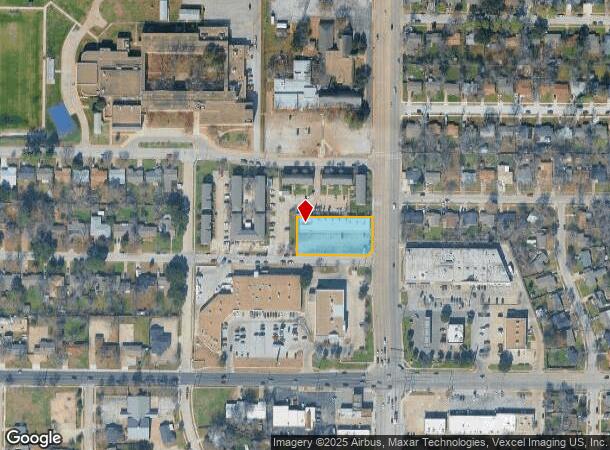  813 Oram St, Arlington, TX Parcel Map