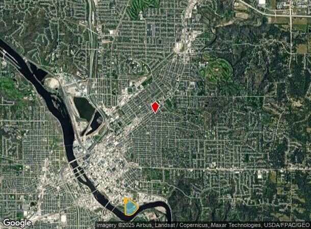 1801 2Nd Ave Se, Cedar Rapids, IA Parcel Map