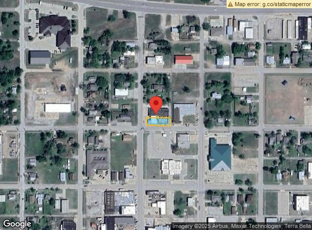  402 N Cleveland Ave, Cushing, OK Parcel Map