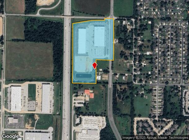  682 N Dixieland St, Lowell, AR Parcel Map