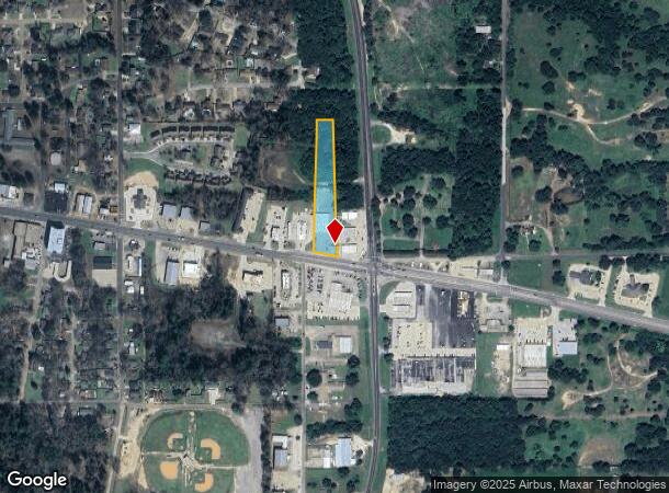 1107 Broadway Ave, Gladewater, TX Parcel Map