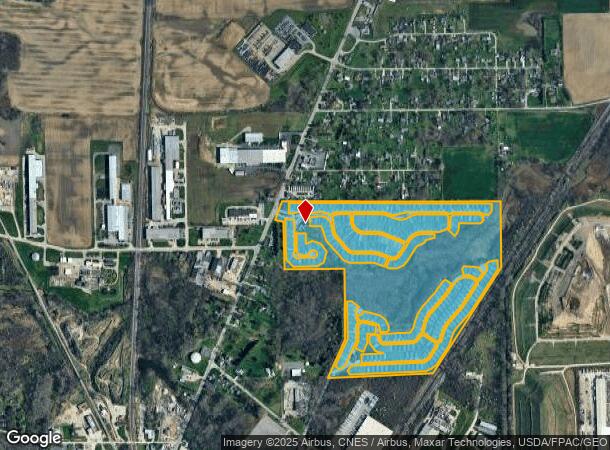  6400 S Dixie Hwy, Erie, MI Parcel Map