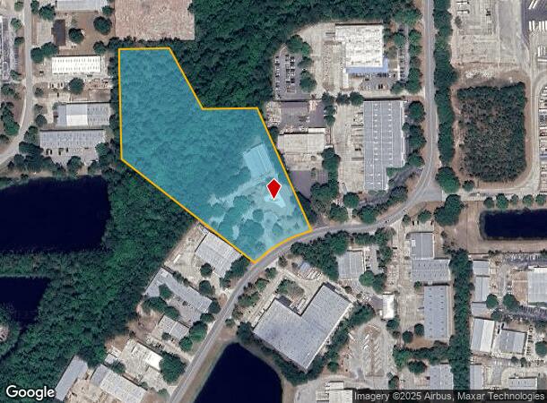 6877 Philips Industrial Blvd, Jacksonville, FL Parcel Map