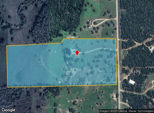 1080 League Line Rd, Paige, TX Parcel Map