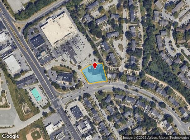 989 Fairmount Ave, Towson, MD Parcel Map