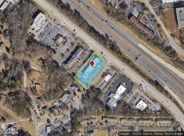  100 N Crest Blvd, Macon, GA Parcel Map