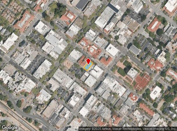 536 Ramona St, Palo Alto, CA Parcel Map