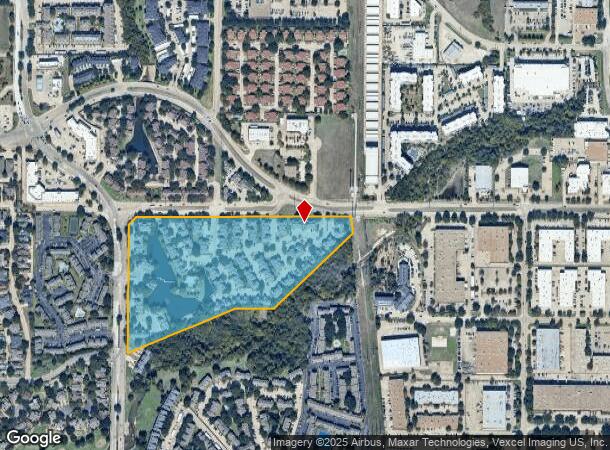 3000 Keller Springs Rd, Carrollton, TX Parcel Map