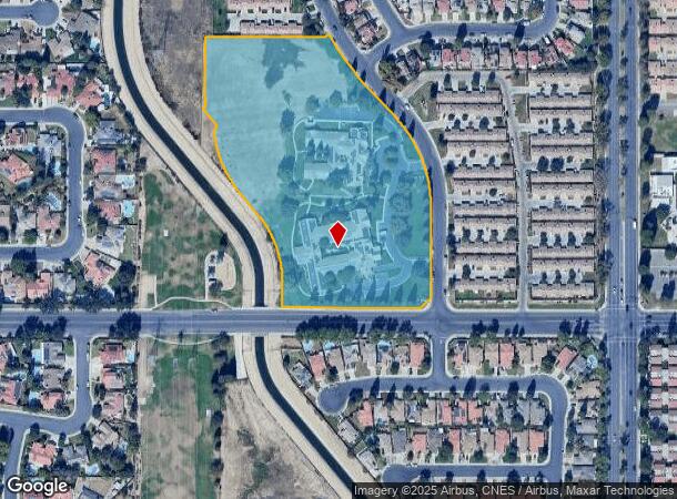  3115 Brookside Dr, Bakersfield, CA Parcel Map