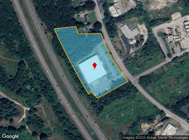 583 Quaker Hwy, Uxbridge, MA Parcel Map