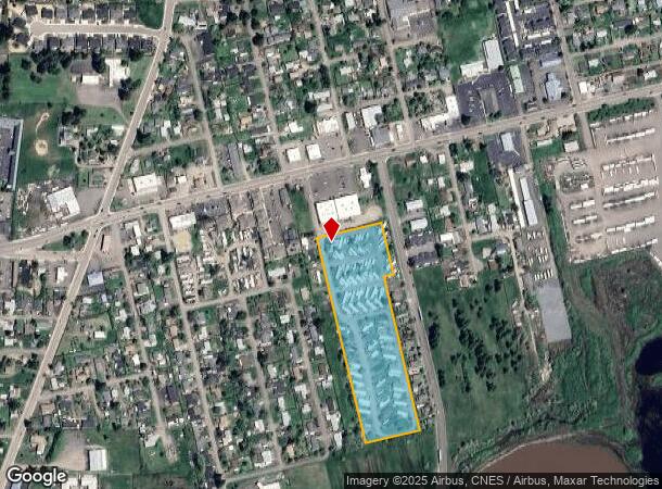  1050 W Central Ave, Sutherlin, OR Parcel Map