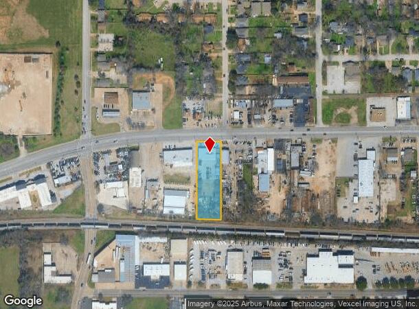 1102 W Division St, Arlington, TX Parcel Map