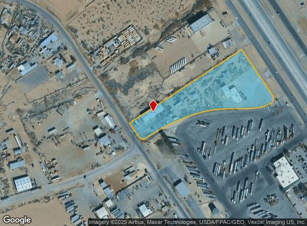 11440 Gateway Blvd E, El Paso, TX Parcel Map