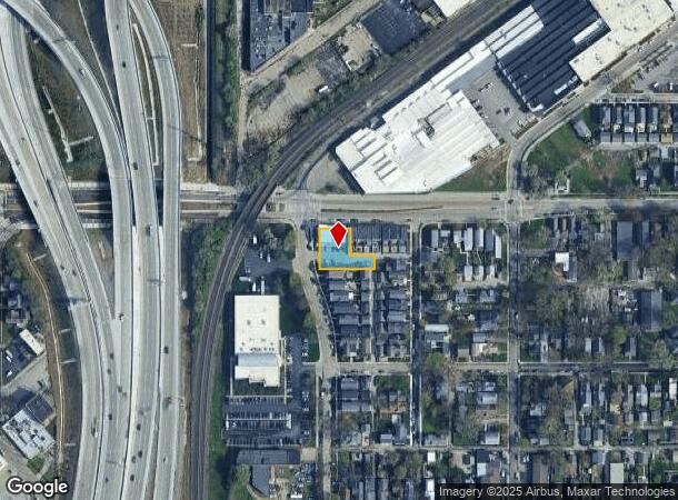  985 Dorman St, Indianapolis, IN Parcel Map