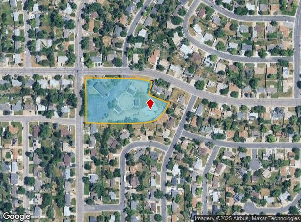 7580 Pierce St, Arvada, CO Parcel Map