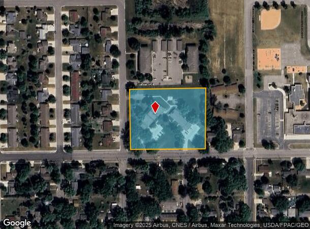 1413 16Th St E, Glencoe, MN Parcel Map