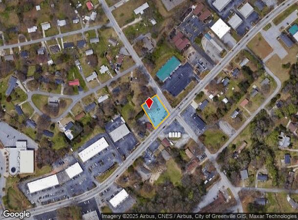 119 E Butler Rd, Mauldin, SC Parcel Map