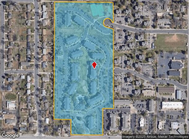 2250 W Elizabeth St, Fort Collins, CO Parcel Map