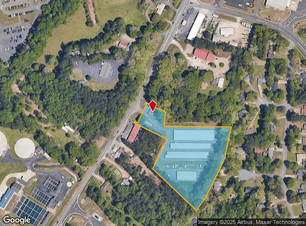 1030 Dahlonega Hwy, Cumming, GA Parcel Map