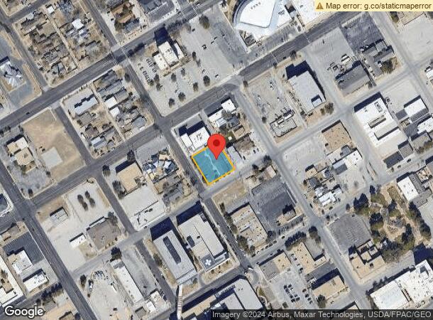  600 N Washington Ave, Odessa, TX Parcel Map