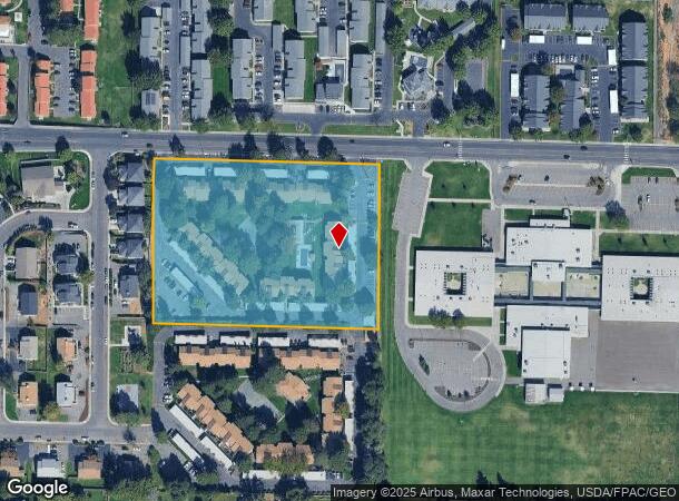1105 W 10Th Ave, Kennewick, WA Parcel Map