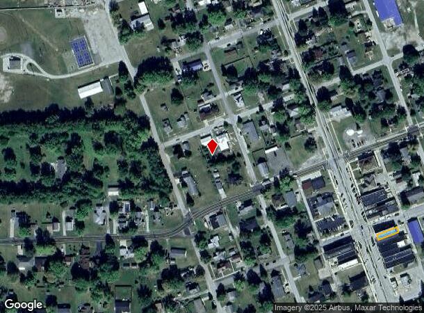  101 S Main St, Kirklin, IN Parcel Map