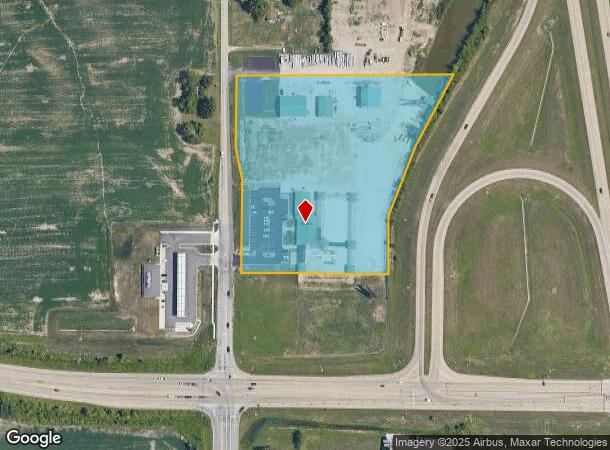 3801 N Burkhardt Rd, Evansville, IN Parcel Map