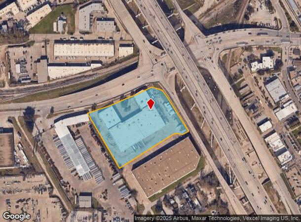  1408 W Main St, Carrollton, TX Parcel Map