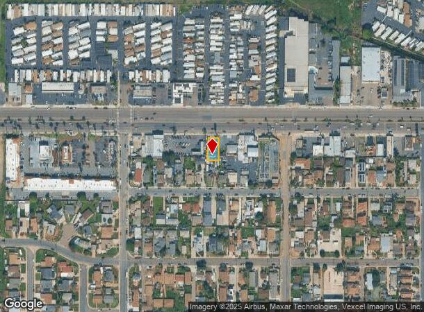  1647 Palm Ave, San Diego, CA Parcel Map